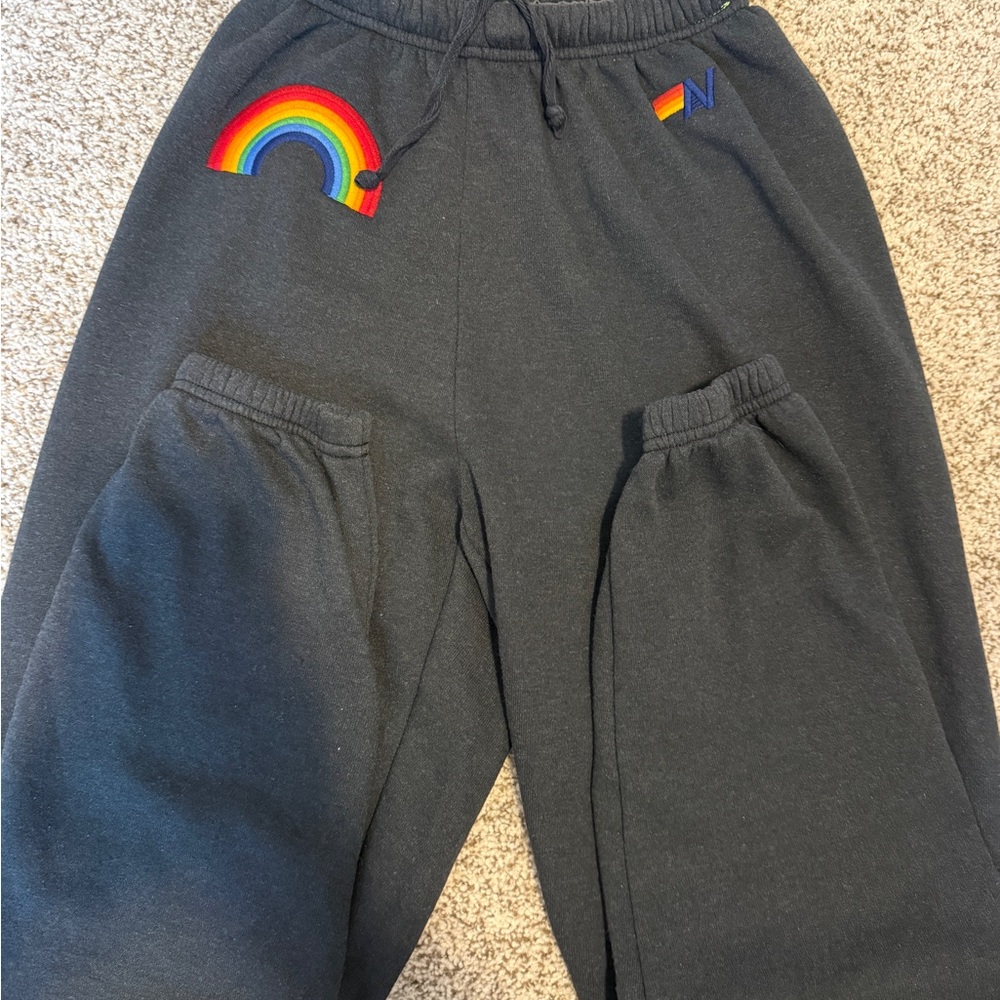 Aviator Nation Black Joggers